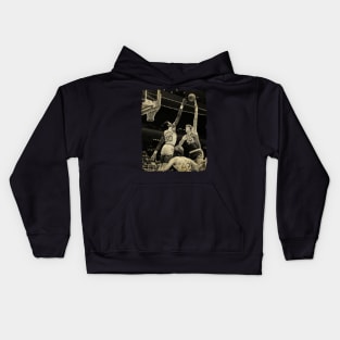 Mark Eaton vs Ralph Sampson, Two Monsters Battling in The Paint Kids Hoodie